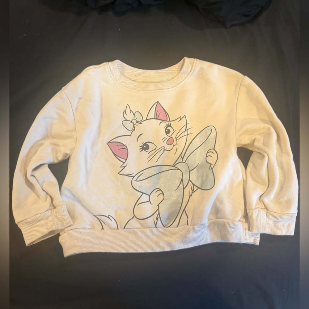 baby‎ gap x disney beige sweatshirt marie from aristrocats Size 4